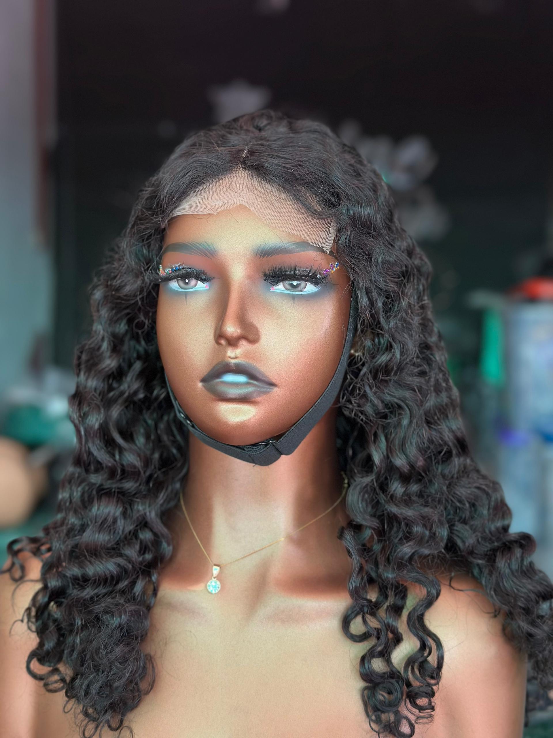 5x5 Sassy Curl Closure Wig 22" - Natural Black 2 5x5 Sassy Curl Closure Wig 22" - Natural Black - Image 2