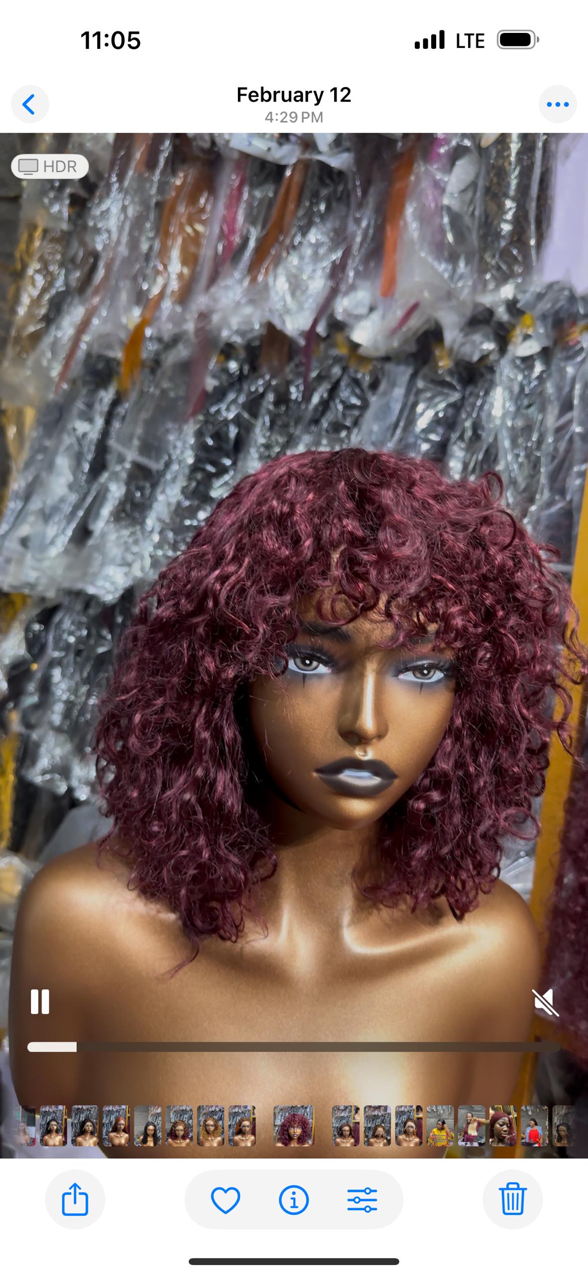 Celebrity Fringe Wig 1 Celebrity Fringe Wig