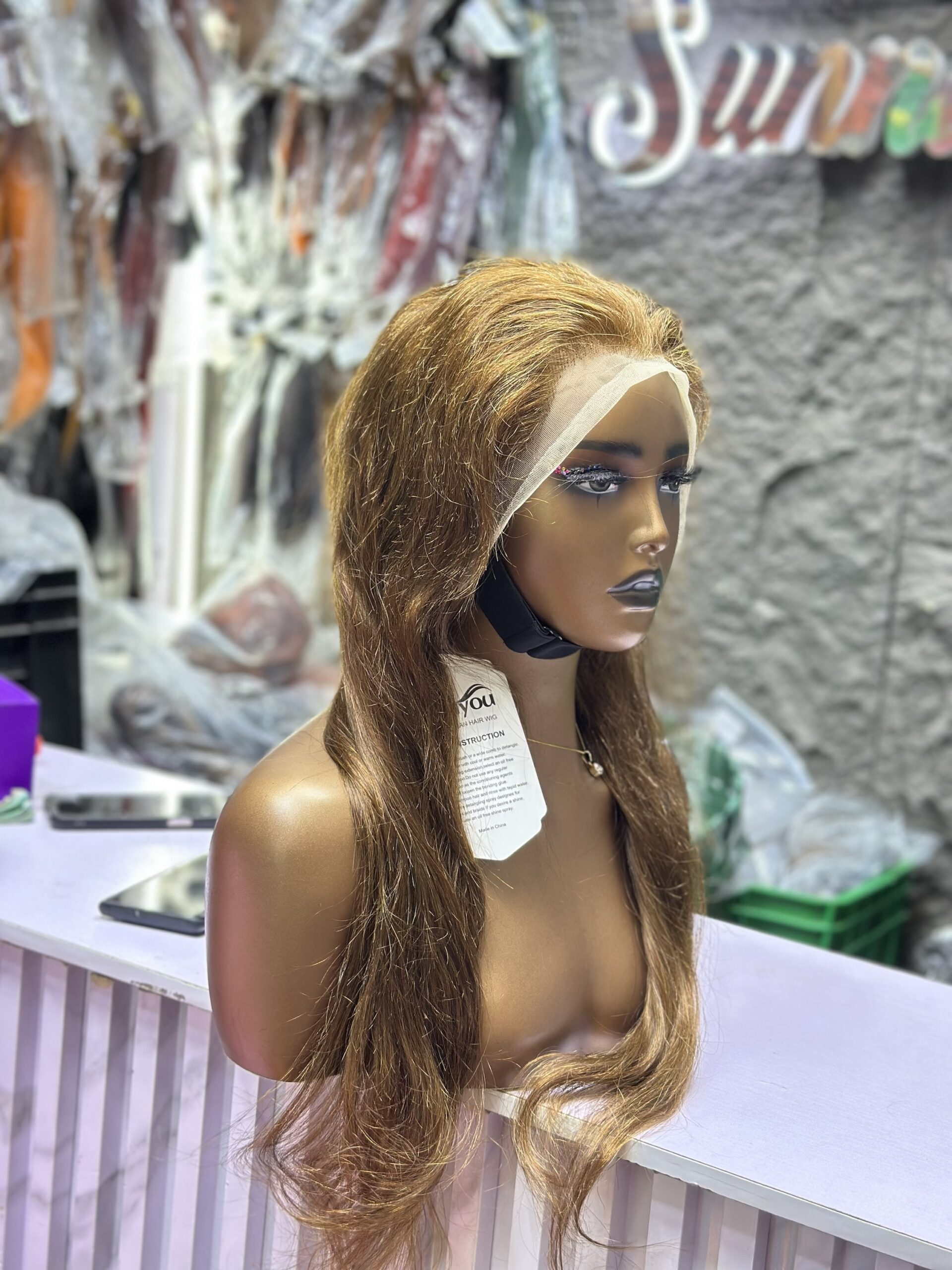 Luxurious Double Drawn Straight Human Hair wig 1 Luxurious Double Drawn Straight Human Hair wig