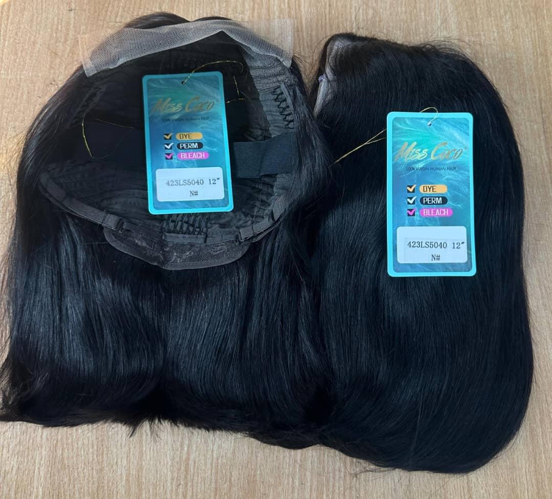 Premium SDD Bone Straight 5x5 Closure Wig 1 Premium SDD Bone Straight 5x5 Closure Wig