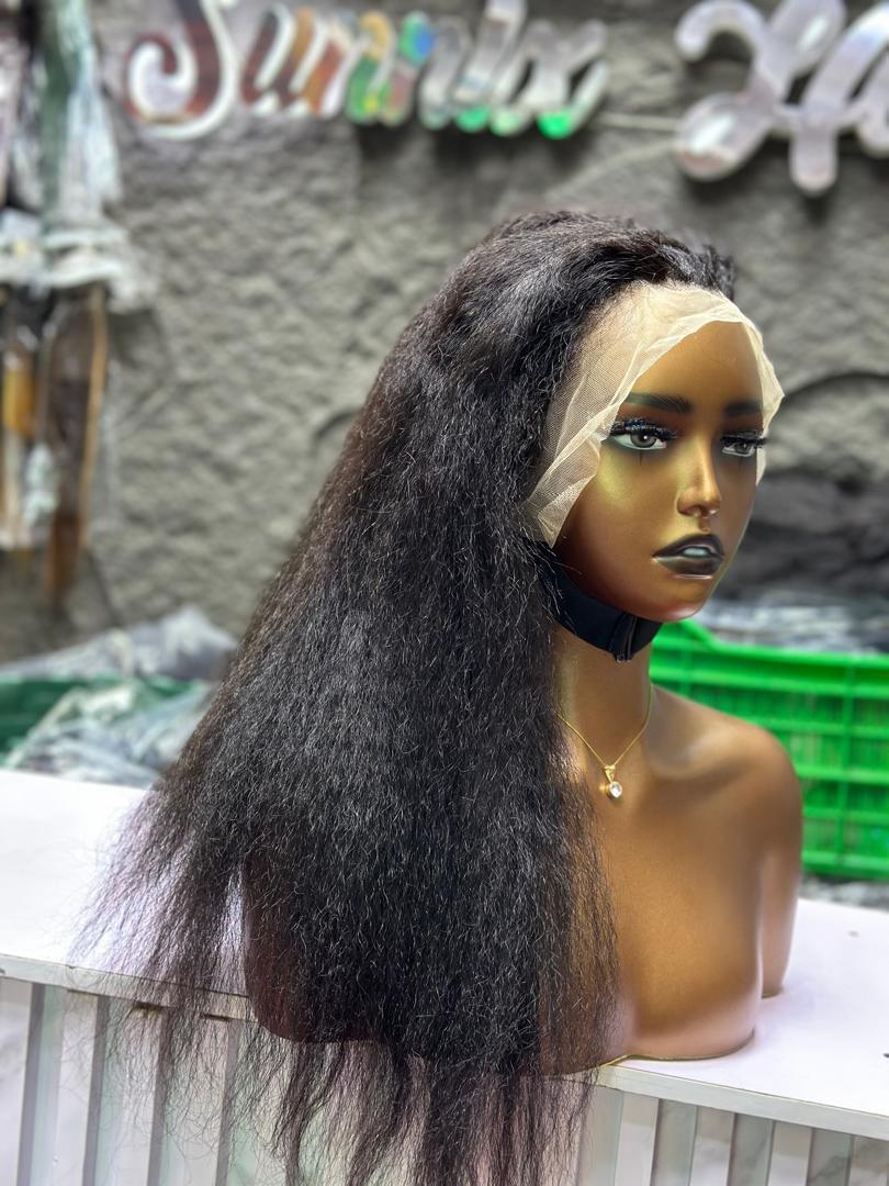 13x4 Yaki Frontal Wig 24" 1 13x4 Yaki Frontal Wig 24"